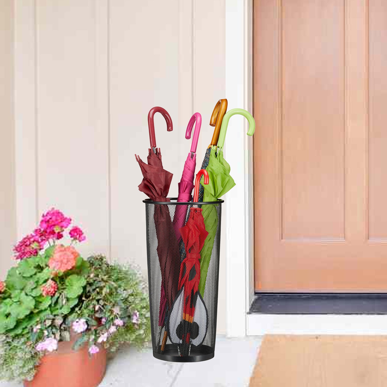 VESTIAMO CASA - Portaombrelli in Metallo - h49 cm diametro 27 cm